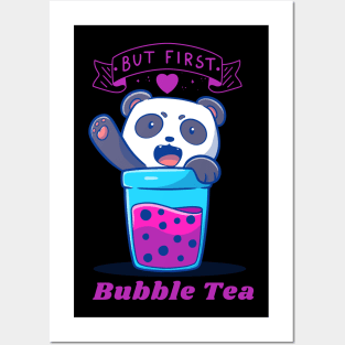 But First Bubble Tea Posters and Art